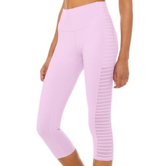 ALO YOGA Prism Capri Leggings in Ultraviolet sz XS - Picture 1 of 11
